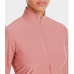 T-shirt Suntech Horse Pilot dames Baksteenstof Roze