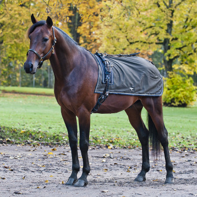 Couvre-reins Enduran Finn-Tack Pro doublure polaire Noir / noir