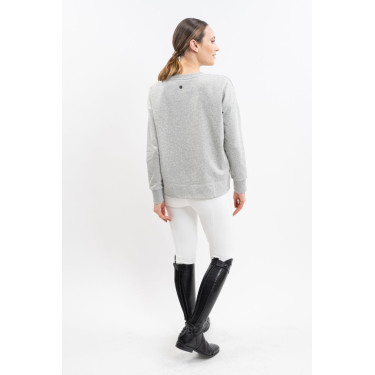 Unisex sweater Galopea Harcour Gemêleerd grijs