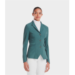Wedstrijdjas Aeromade Horse Pilot dames Balsemgroen logo zilver
