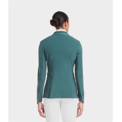 Wedstrijdjas Aeromade Horse Pilot dames Balsam groen logo groen