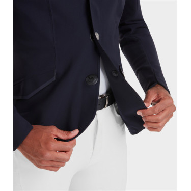 Wedstrijdjas Aeromade Horse Pilot heren Donkere nacht logo zilver Wedstrijdjas Aeromade Horse Pilot heren Donkere nacht logo zilver