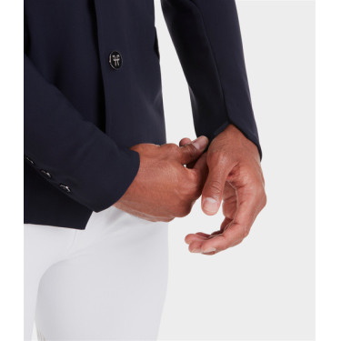 Wedstrijdjas Aeromade Horse Pilot heren Donkere nacht logo zilver Wedstrijdjas Aeromade Horse Pilot heren Donkere nacht logo zilver