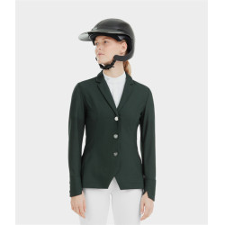 Wedstrijdjas Aeromesh Horse Pilot dames Donkergroen Wedstrijdjas Aeromesh Horse Pilot dames Donkergroen