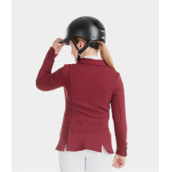 Wedstrijdjas Aerotech Horse Pilot meisje Donkerrood
