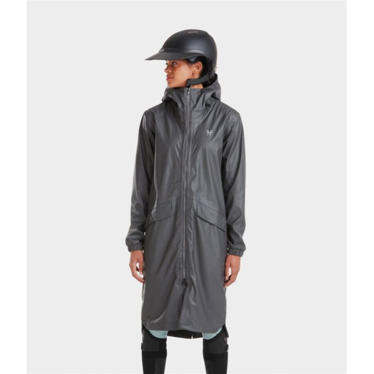 Lange waterdichte Raintech jas Horse Pilot dames Lange waterdichte Raintech jas Horse Pilot dames