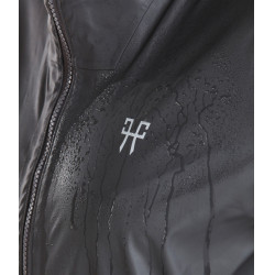 Lange waterdichte Raintech jas Horse Pilot dames Ijzer Grijs