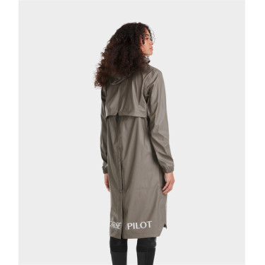 Lange waterdichte Raintech jas Horse Pilot dames Lange waterdichte Raintech jas Horse Pilot dames