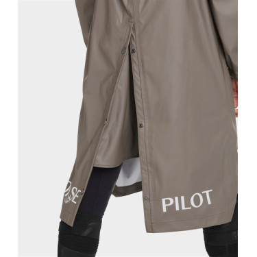 Lange waterdichte Raintech jas Horse Pilot dames Lange waterdichte Raintech jas Horse Pilot dames