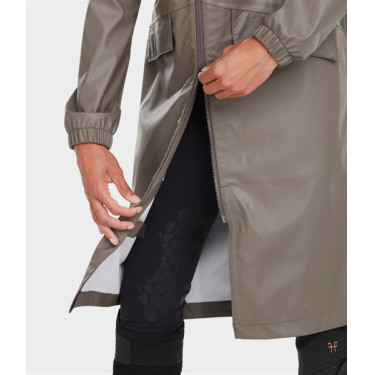 Lange waterdichte Raintech jas Horse Pilot dames Lange waterdichte Raintech jas Horse Pilot dames