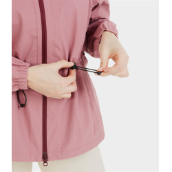 Waterdichte jas Raintech Horse Pilot dames Roze mesa