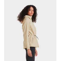 Waterdichte jas Raintech Horse Pilot dames Latté Bruin