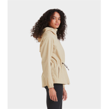 Waterdichte jas Raintech Horse Pilot dames Latté Bruin