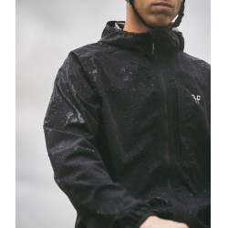 Waterdichte jas Raintech Horse Pilot heren Grafietblauw