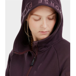 Pampa fleecejack Horse Pilot dames Wijnproeven Violet Pampa fleecejack Horse Pilot dames Wijnproeven Violet