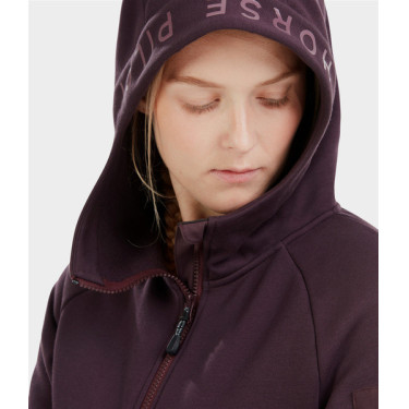 Pampa fleecejack Horse Pilot dames Wijnproeven Violet Pampa fleecejack Horse Pilot dames Wijnproeven Violet
