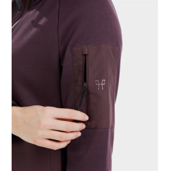 Pampa fleecejack Horse Pilot dames Wijnproeven Violet Pampa fleecejack Horse Pilot dames Wijnproeven Violet