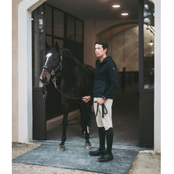 Pampa fleecevest Horse Pilot heren Grafietblauw