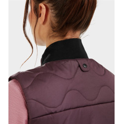 Mouwloos vest Horse Pilot dames Wijnproeven Violet