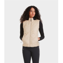 Mouwloos vest Horse Pilot dames Latté Bruin Mouwloos vest Horse Pilot dames Latté Bruin