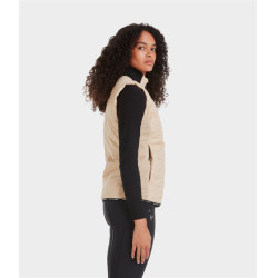 Mouwloos vest Horse Pilot dames Latté Bruin Mouwloos vest Horse Pilot dames Latté Bruin