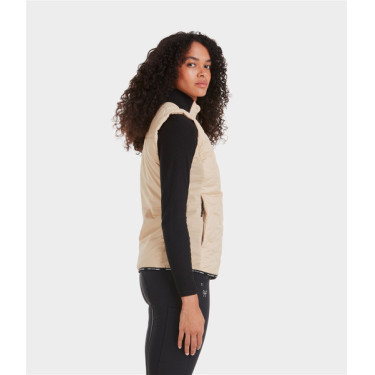 Mouwloos vest Horse Pilot dames Latté Bruin Mouwloos vest Horse Pilot dames Latté Bruin