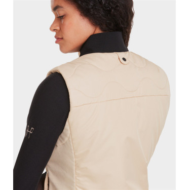 Mouwloos vest Horse Pilot dames Latté Bruin Mouwloos vest Horse Pilot dames Latté Bruin