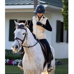 Mouwloos vest Horse Pilot dames Latté Bruin Mouwloos vest Horse Pilot dames Latté Bruin