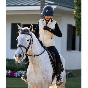Mouwloos vest Horse Pilot dames Latté Bruin Mouwloos vest Horse Pilot dames Latté Bruin
