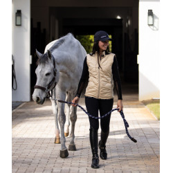 Mouwloos vest Horse Pilot dames Latté Bruin Mouwloos vest Horse Pilot dames Latté Bruin