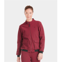 Teddyjas Horse Pilot dames Donkerrood Teddyjas Horse Pilot dames Donkerrood