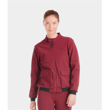 Teddyjas Horse Pilot dames Donkerrood Teddyjas Horse Pilot dames Donkerrood