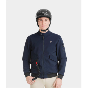 Teddyvest Horse Pilot heren Marine Marineblauw