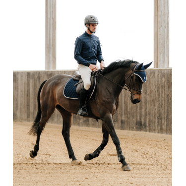 Teddyvest Horse Pilot heren Marine Marineblauw
