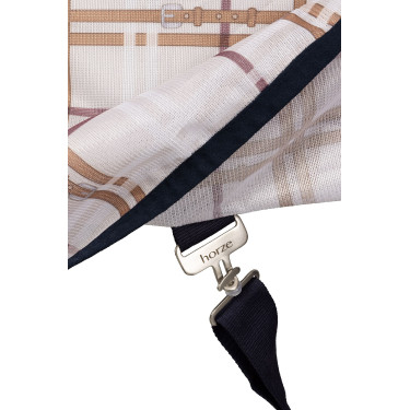 Vliegendeken Horze Defender Ruitjesprint Multicolor Vliegendeken Horze Defender Ruitjesprint Multicolor