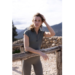 Naadloze damesrijlegging B Vertigo Viktoria met full grip Warme basilicum Roze