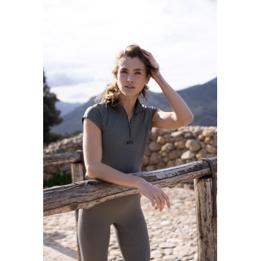 Naadloze damesrijlegging B Vertigo Viktoria met full grip Warme basilicum Roze