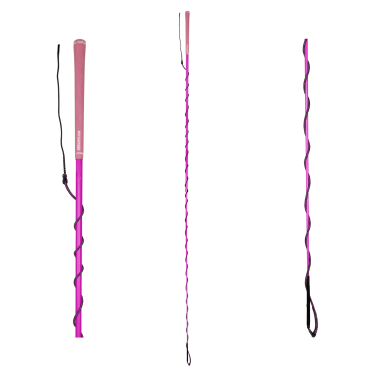 Waldhausen telescopische longeerzweep met golfhandvat Roze neon Waldhausen telescopische longeerzweep met golfhandvat Roze neon