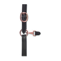 Roze leren halster Waldhausen X-Line Zwart