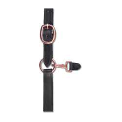 Roze leren halster Waldhausen X-Line Zwart