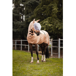 UV- en eczeembeschermend deken met buikklep en hals Horze Lichtbruin