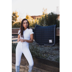 Wedstrijdzadeldek voor algemeen gebruik Horze Malmo Donker marineblauw Wedstrijdzadeldek voor algemeen gebruik Horze Malmo Donker marineblauw