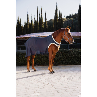 Mesh deken voor wandelaar Horze Opening Marineblauw