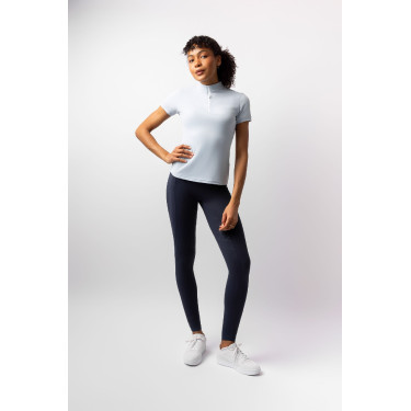 Horze Joie trainings-T-shirt met korte mouwen voor kinderen Grijs dageraad blauw