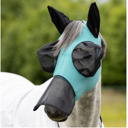 Vliegenmasker met neus LeMieux Bug Relief Full Lagune Blauw Vliegenmasker met neus LeMieux Bug Relief Full Lagune Blauw