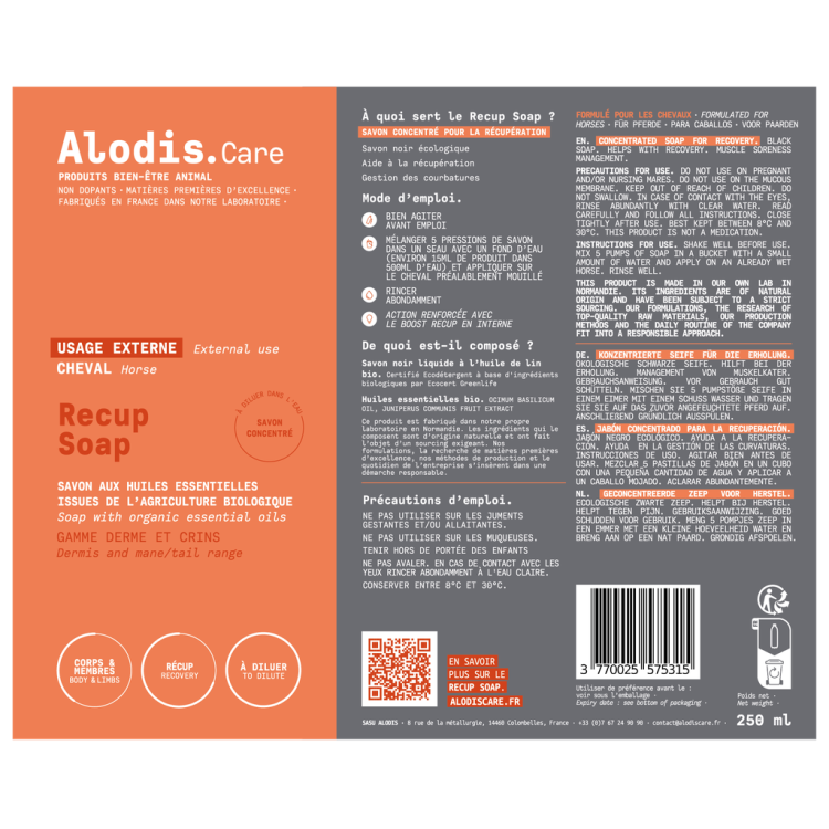 Alodis Care Recup Soap Shampoo Alodis Care Recup Soap Shampoo