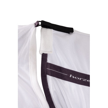 Dekzeil, hals en vliegenmasker Horze La Paz Zwart pruim Violet