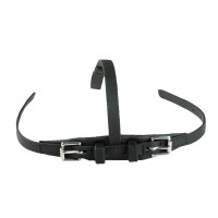 Synthetischer skandinavischer Kinnriemen Beta/Nylon Finn-Tack Pro Zwart