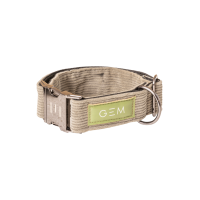 GEM halsband hond Kaki Groen