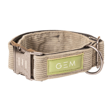 GEM halsband hond Kaki Groen